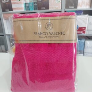 Juego de Toalla y Toallón Franco Valente 400Gramos/Fucsia.