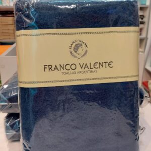Juego de Toalla y Toallon Franco Valente 500grs.100% Algodón/Marino.