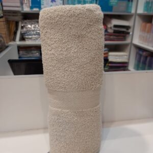 Toallon Franco Valente/Beige.100% Algodón 400 Gramos