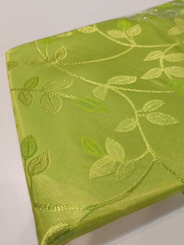Mantel Antimanchas Rectangular Blanco Paris/Verde Manzana 250 X 140 Cm - Imagen 3