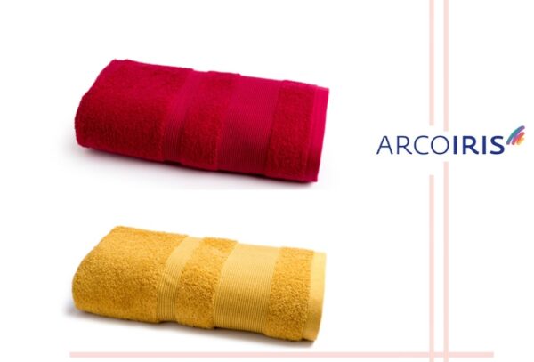 Toalla De Rostro Arcoiris Detroit/Mango. 500Grs. 100% Algodón - Imagen 3