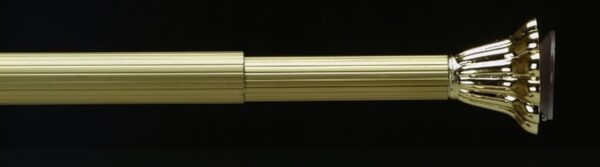 Barral para Cortina De Baño Aluminio Extensible Eliplast/Estriado Oro de 1 a 2m. - Imagen 2