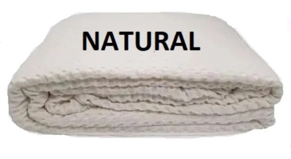 Cubrecama Palette Kenia/Natural King Size (100% Algodón)