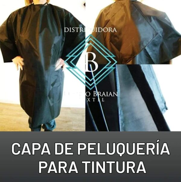 Capa De Peluquería Tela Lisa, para tintura. OFERTA!!