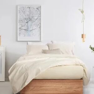 Juego de Sabanas Palette Lines/Beige 100% Algodón 180 Hilos King Size
