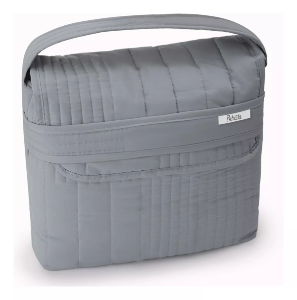 kit Cover de 3 piezas Micromatelaseado Palette Linea /Azul Grisaceo. Twin. - Imagen 3