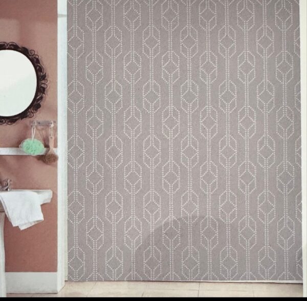 Cortina  De Baño teflon Estampada Deco/LLaves 180 x 180cm + ganchos.