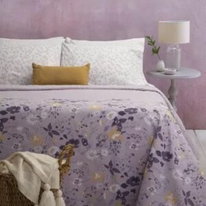 Juego De Sabanas Jean Cartier Nativa Estampadas 150 Hilos/Amelia 2 1/2 Plazas.