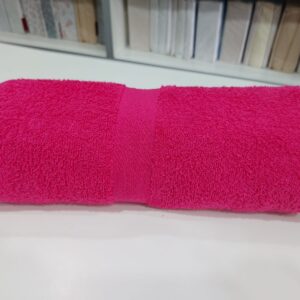 Toallon Franco Valente/Fucsia.100% Algodón 400 Gramos