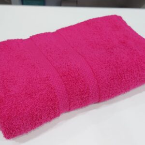 Toallon Franco Valente Pesado 500grs 100%Algodon/Fucsia. Grande 80x150 Cm