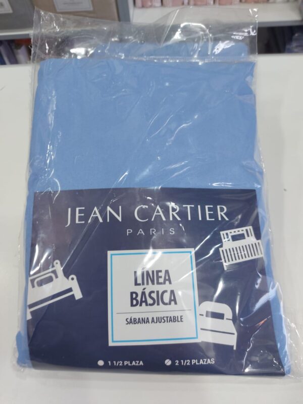 Sabana Ajustable Jean Cartier Línea Básica/aero. 1 1/2 Plazas. - Imagen 2