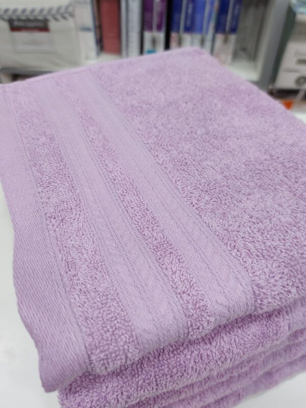 Toalla De Rostro Arcoíris/Lila 450 Grs.100% Algodón . - Imagen 2