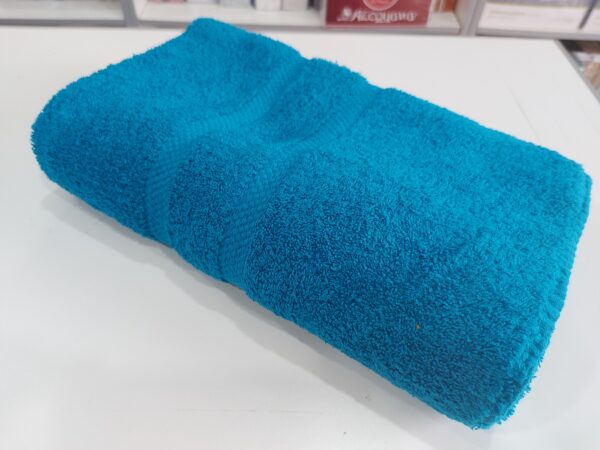 Toallon Franco Valente Pesado 500grs 100%Algodon/Azul Marino. Grande 80x150 Cm