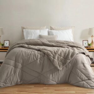 Acolchado Edredon Alcoyana Norway Con Corderito/Vison 1.1/2 Plazas