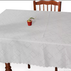Mantel Antimanchas Rectangular City Blanco/Gris Claro 240 X 140 Cm