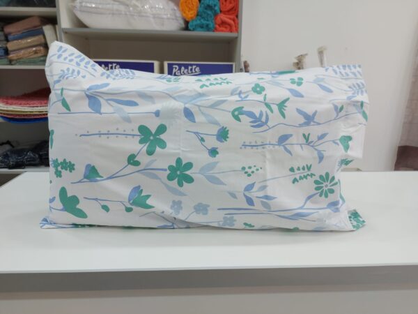 Pack x 2 Fundas para almohadas Alcoyana percal/Floreada 75 x 50cm.