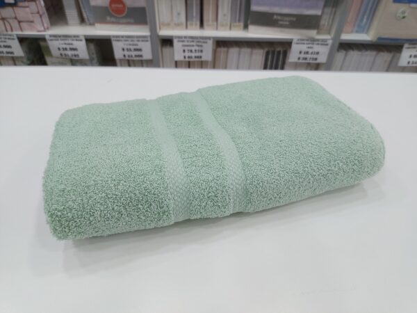 Toallon Franco Valente Pesado 500grs 100%Algodon/Verde Lima Grande 80x150 Cm