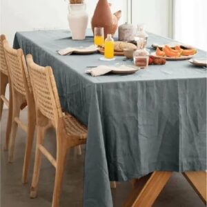 Mantel De Tussor 150 x 2.00mts 100% algodon Louisiana/Gris
