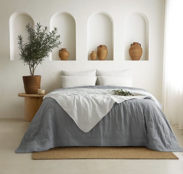 Cover palette Tulum Queen/ 2 1/2 Gris