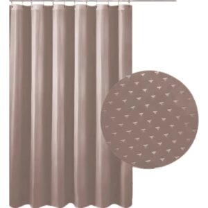 Cortina De Baño Catana Home Diamante Impermeable 180 x180cm/Marron