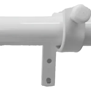 kit Barral Metalico Liso  Blanco 160cm