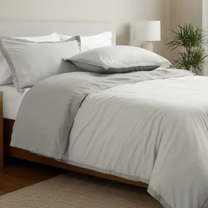 Kit Duvet con fundas de almohadón Alcoyana Kansas Queen/Gris